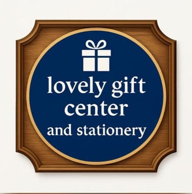 LOVELY GIFT CENTRE AND BOOK DEPOT logo