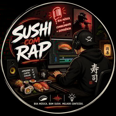 Sushi com Rap logo