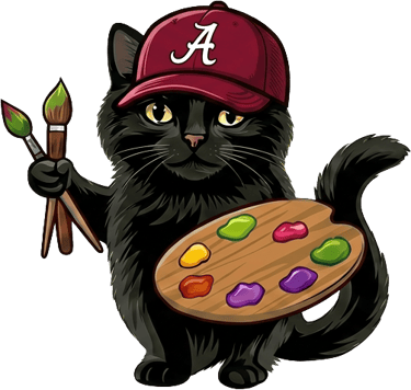 Bama Brushes Mobile Art Events logo