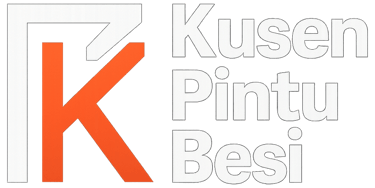 Kusen Pintu Besi Custom logo