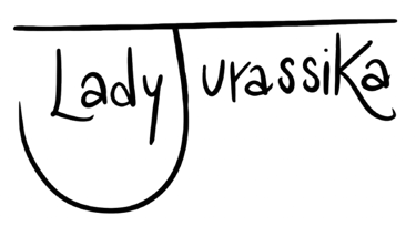 Lady Jurassika - Contemporary Dinosaur Fine Art logo