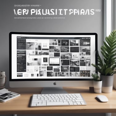 A mobile phone displaying a modern, user-friendly app interface with smooth navigation.