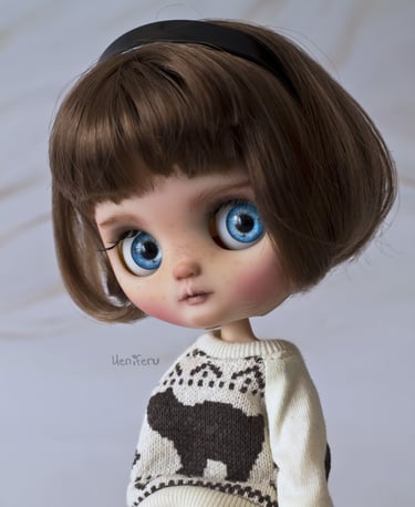 heniferu middie blythe takara custom pelo corto