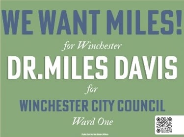 We Want Miles for Winchester logo