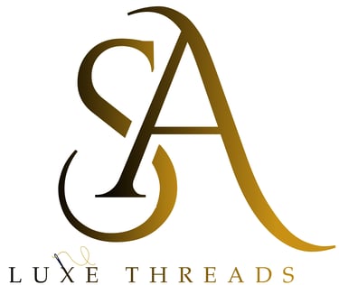 S&A Luxe Threads logo