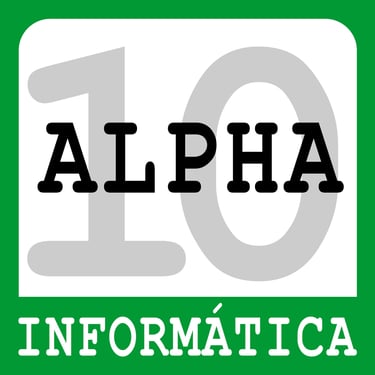ALPHA 10 INFORMÁTICA logo