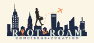 ROOT & ROAM CONCIERGE CURATION logo