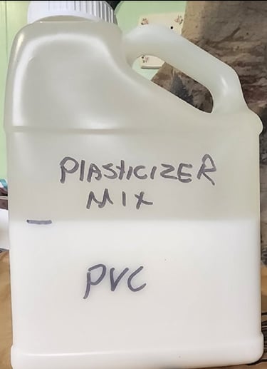 1 gallon of raw pvc plasticizer mix
