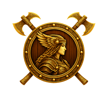 Valhalla Wood and leatherworks & Valkyrie Body Care logo