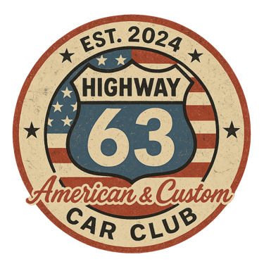 Highway 63 American & Custom Car Club logo
