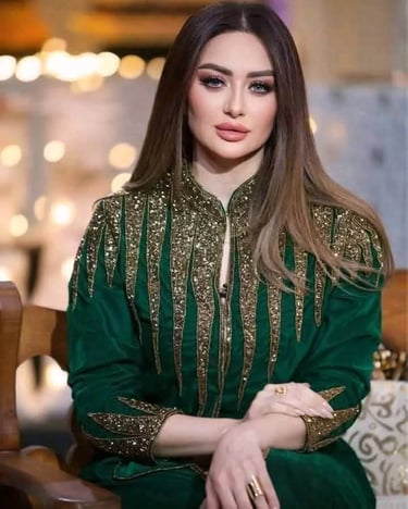 Emerald Green Velvet Salwar Kameez with Heavy Gold Gota Work and Ban Collar - Sana Fashion House
