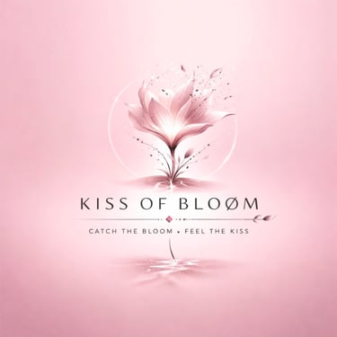 Kiss of bloom logo