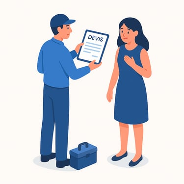 Explication d'un devis de plomberie