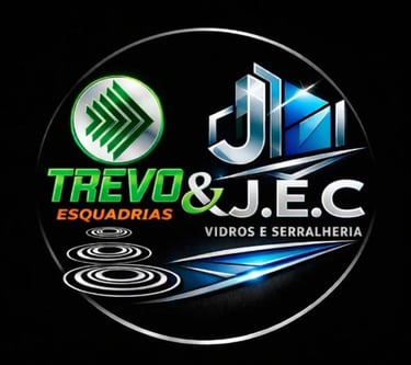 Jec vidros e serralheria logo