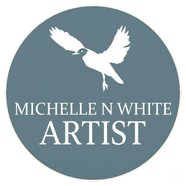 Wetlands and Wildlife Artist, Michelle N White Art logo
