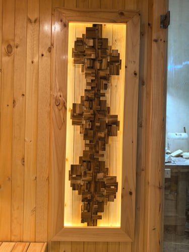 cuadro en madera