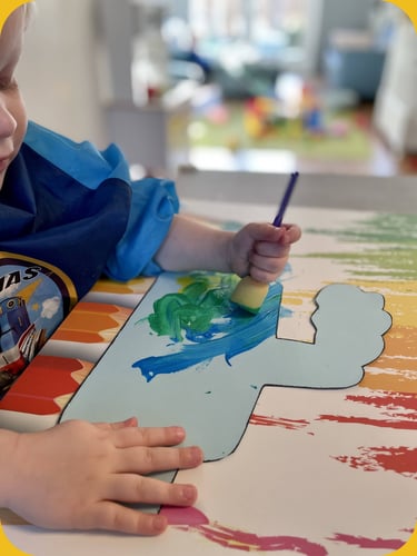 Stoomboot Sinterklaas knutselen