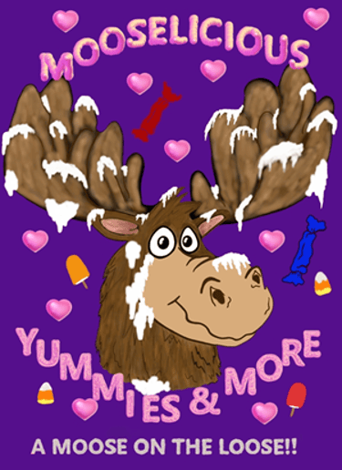 Mooselicious Yummies & More L.L.C. Freeze-dried candy, fruits, vegetables, collectibles, and Miscellaneous items. logo