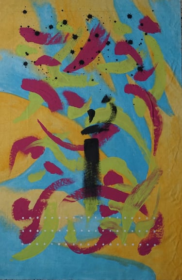 Painting on Canvas 2017 - Semiotic/ Abstract/ Statement/ Storytelling/ Power/ Politics