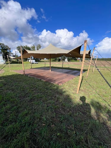 Plancher sous tente stretch