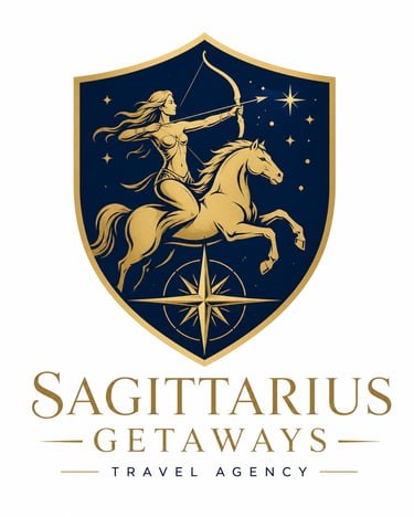 SAGITTARIUS GETAWAYS logo