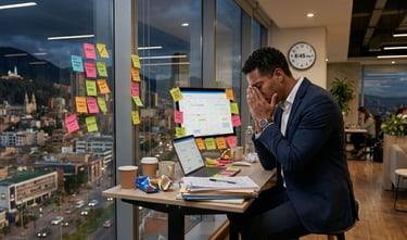 Falta de gestión del tiempo en el trabajo