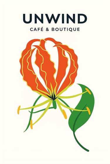 Unwind Cafe and Boutique logo