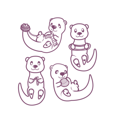 Four Otter Craft Studio logo