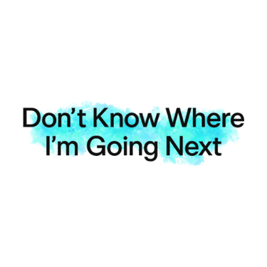 Don't Know Where I'm Going Next logo