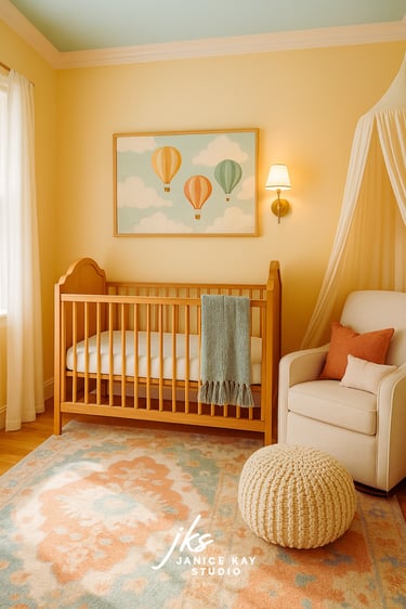 baby nursery soft colors