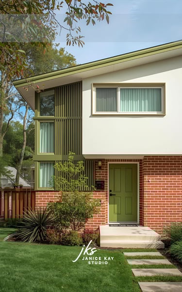Mid-Century Exterior Color Scheme