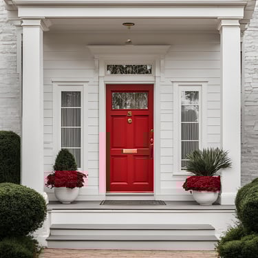 Striking Red Door