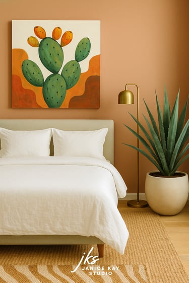 Southwestern style bedroom