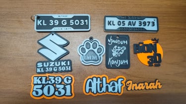 custom 3d printed keychains