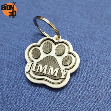 custom 3d printed pet collar tag