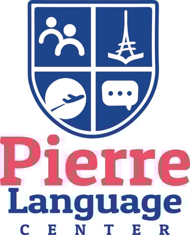 PIERRE LANGUAGE CENTER logo