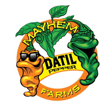 Mayhem Datil Pepper Farms logo