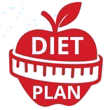 balanced diet for weight loss logo