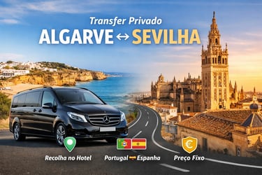 Door-to-door transport from the Algarve to Seville