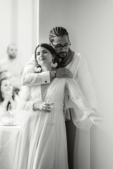 photo de mariage soirée