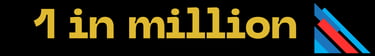 1 in million logo