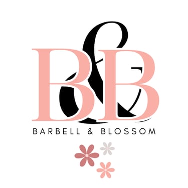 Barbell & Blossom logo