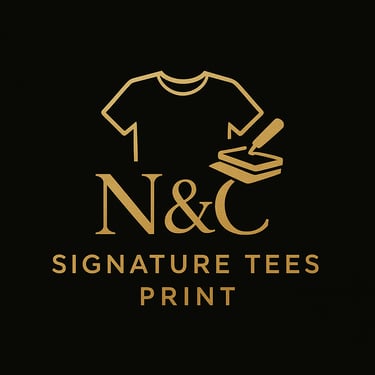 N&C Signature Tees Print logo