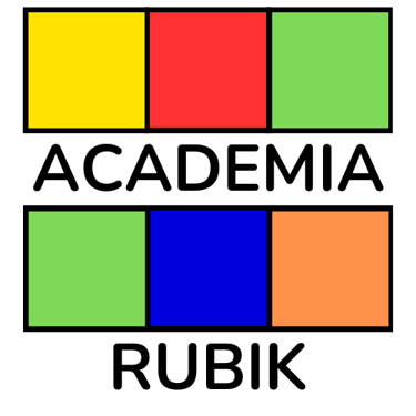 Academia del cubo rubik logo