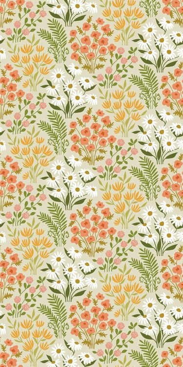A floral background wallpaper
