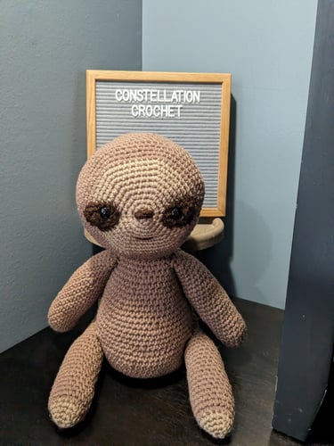 Large Sloth Plushie Sitting