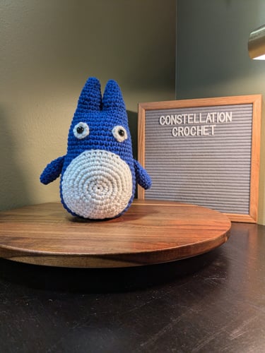 Mini Blue Totoro with arms