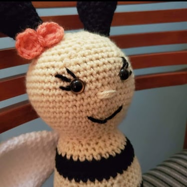 Lady Bumble Bee Plush with Bow