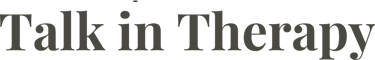 Talk in Therapy, an online taking therapy service for anxiety, depression and other metal health issues logo