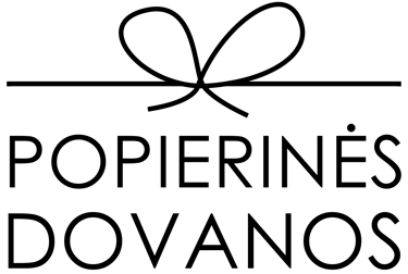 Popierinės dovanos logo